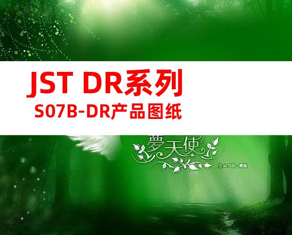 JST DR系列 S07B-DR产品图纸